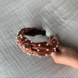 🔥 Rust Pearl Headband